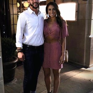 Pink and white matching set Abercrombie & Fitch